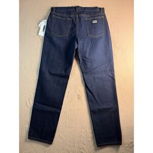 OBEY Hardwork NEW Mens Jeans Blue‎ Tappered Straight Wide Leg Denim Pants